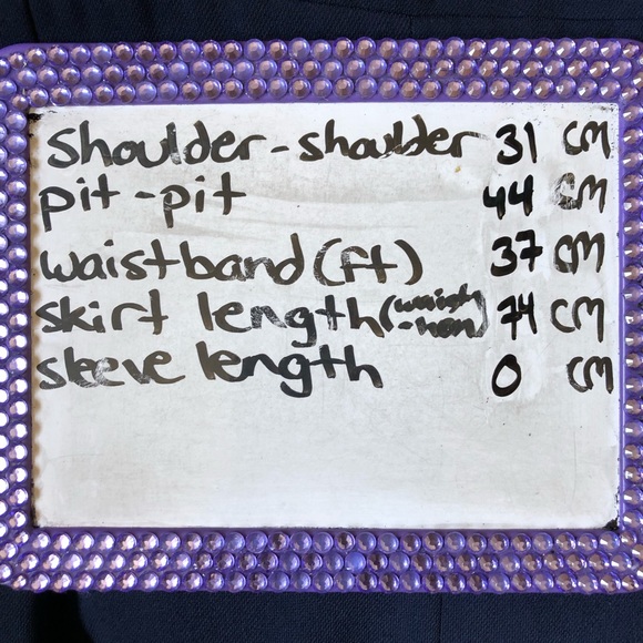 ASOS navy dress obi belt sleeveless high neckline midi length keyhole C - Picture 13 of 13